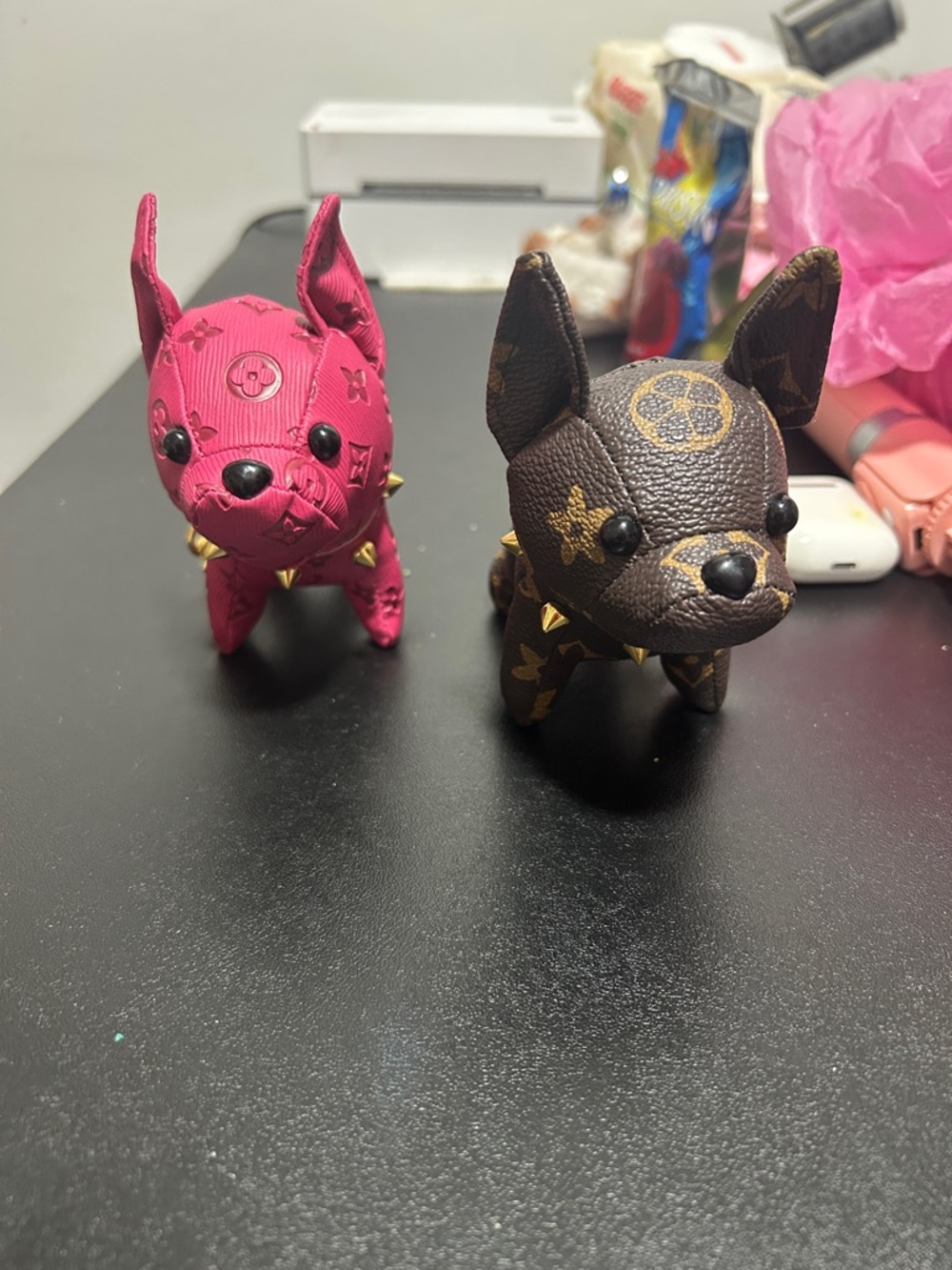 Brown Fashion Dog Key & Card Holder brown available